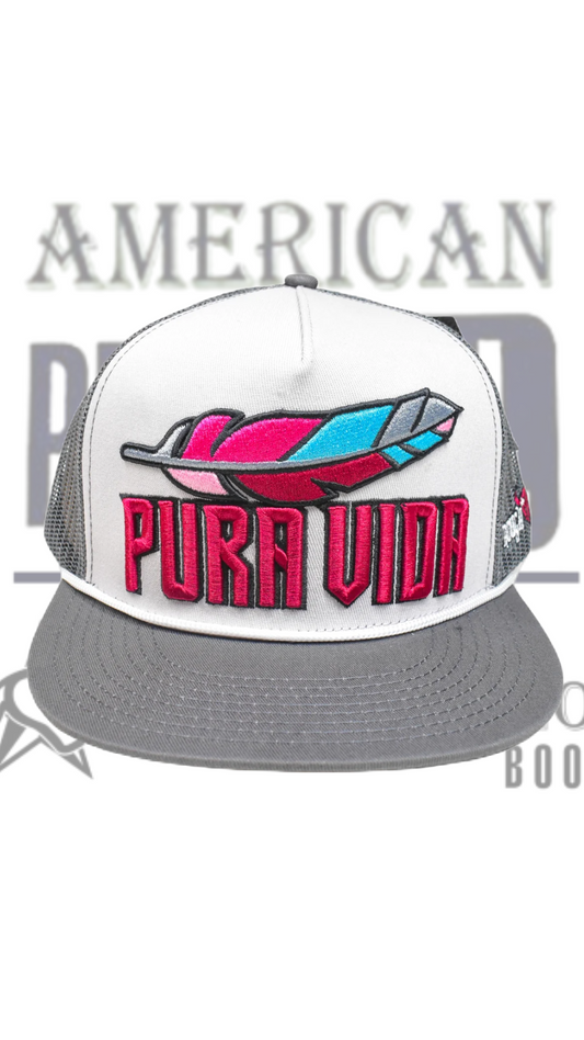 Gorra de camionero clásica de Rough Hand Brand Gris