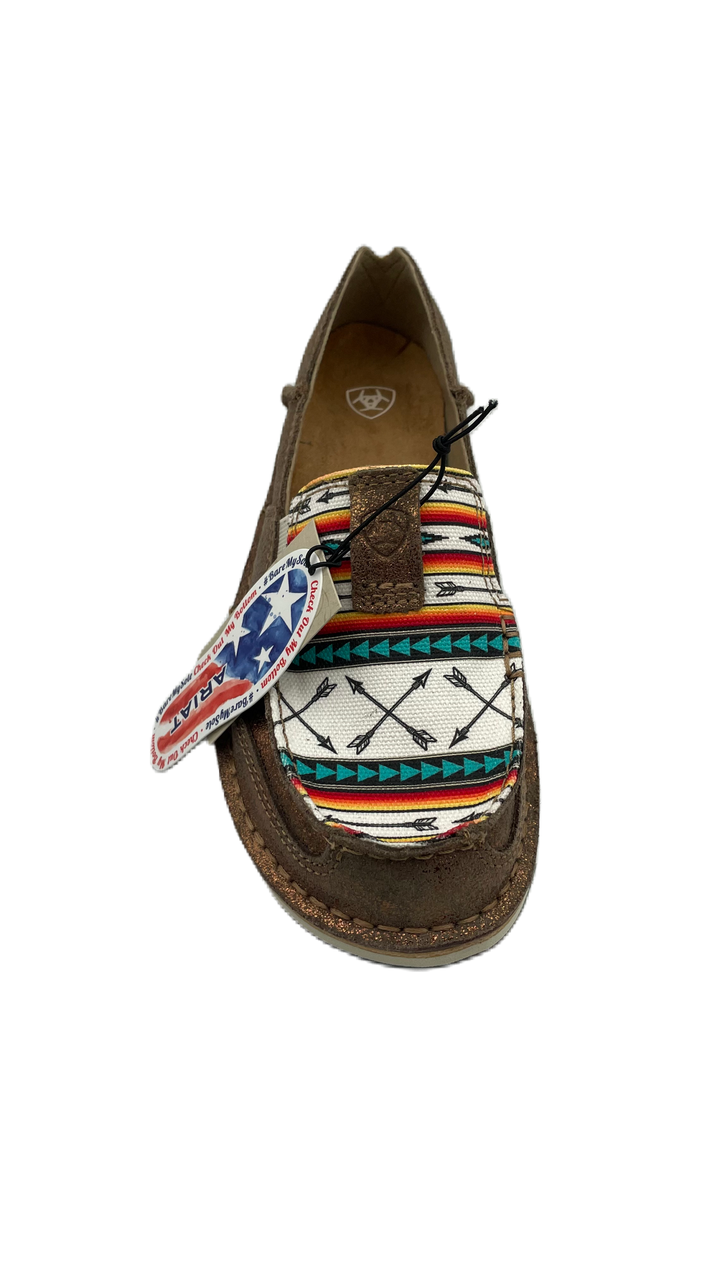 Zapato ariat para dama estampado de flecha azteca