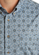 Cargar imagen en el visor de la galería, Camisa rock and roll azul