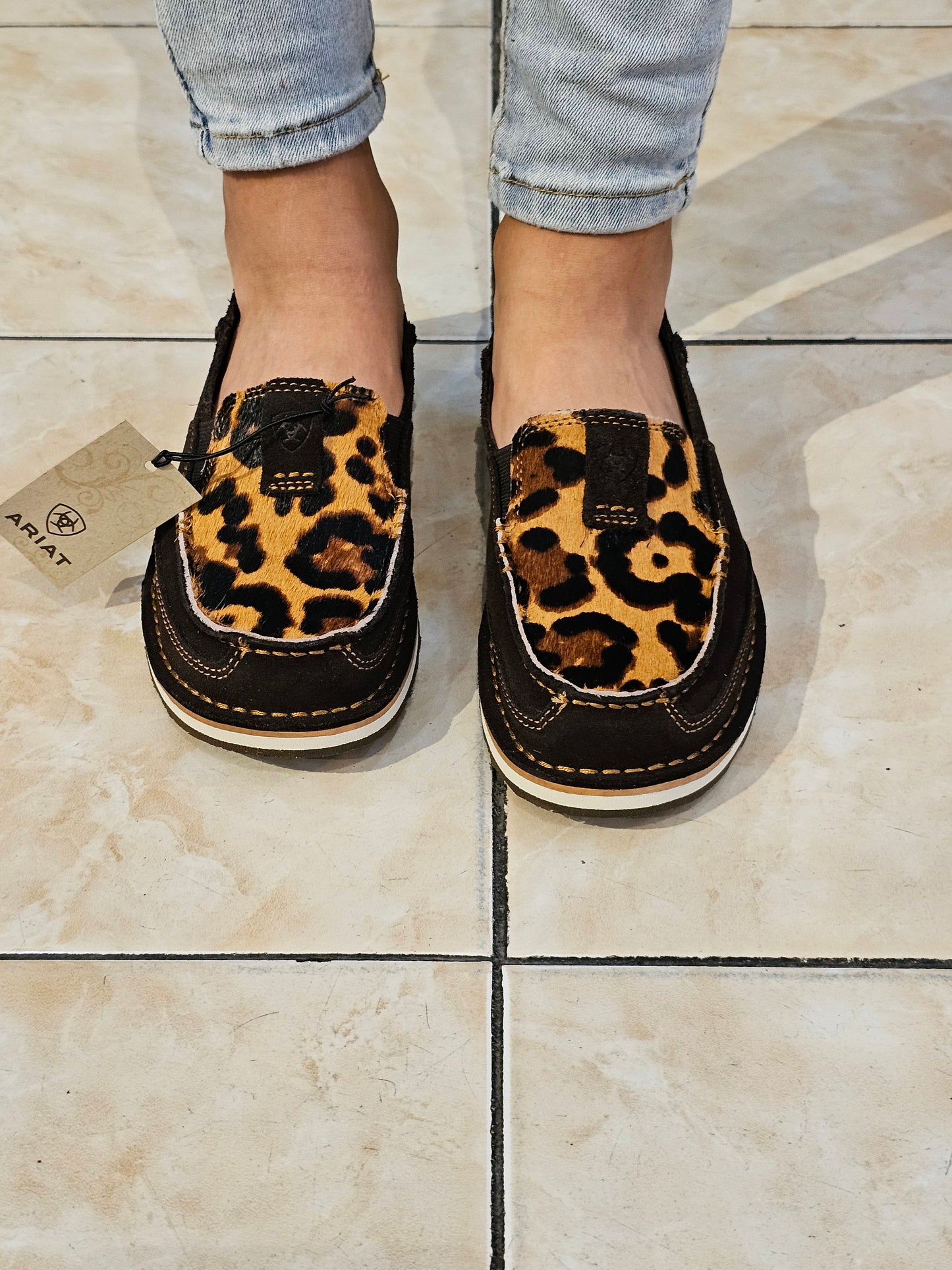 Zapato ariat para dama pelo de vaca