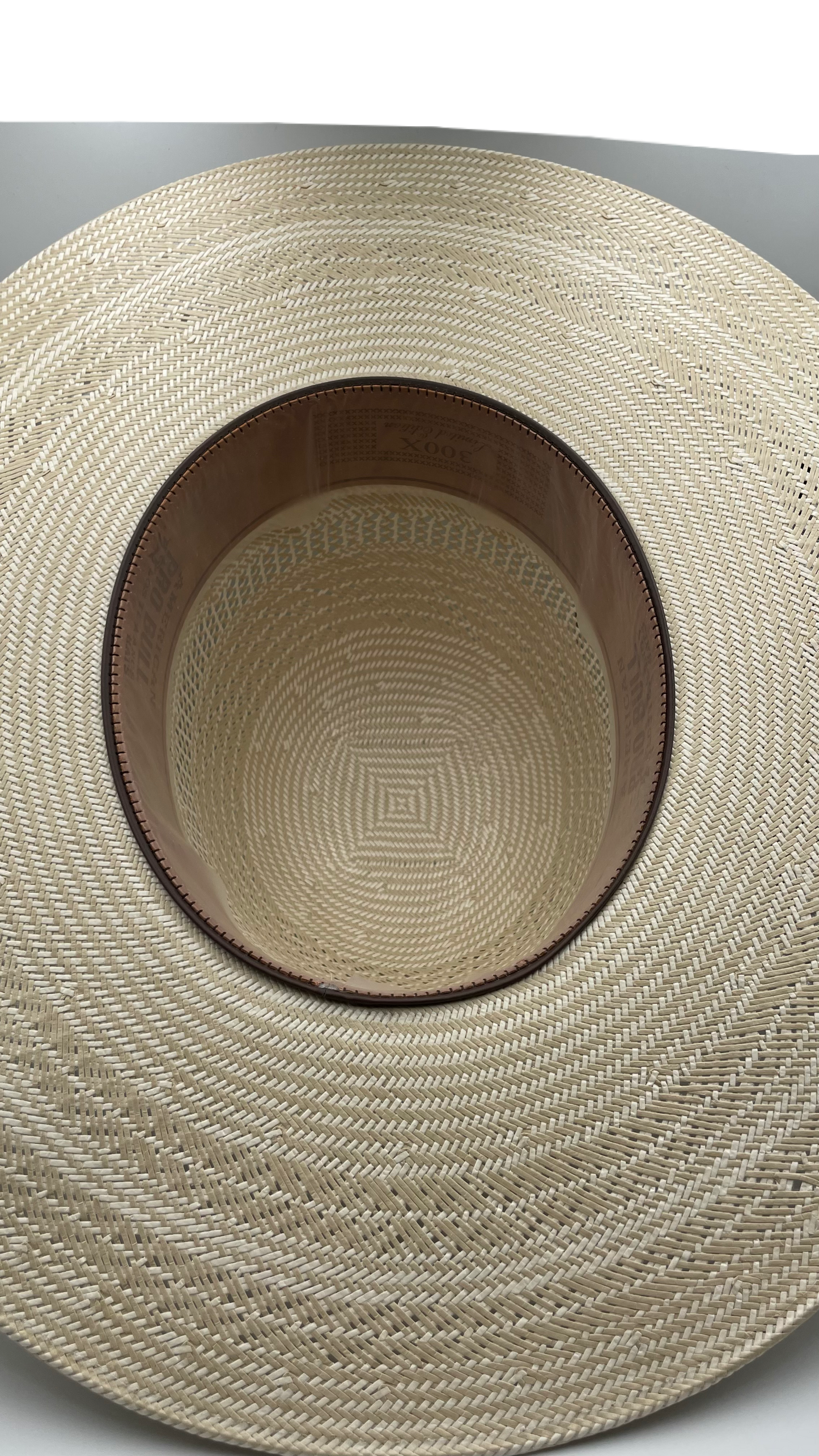 Sombrero open crown papel de arroz Zizac