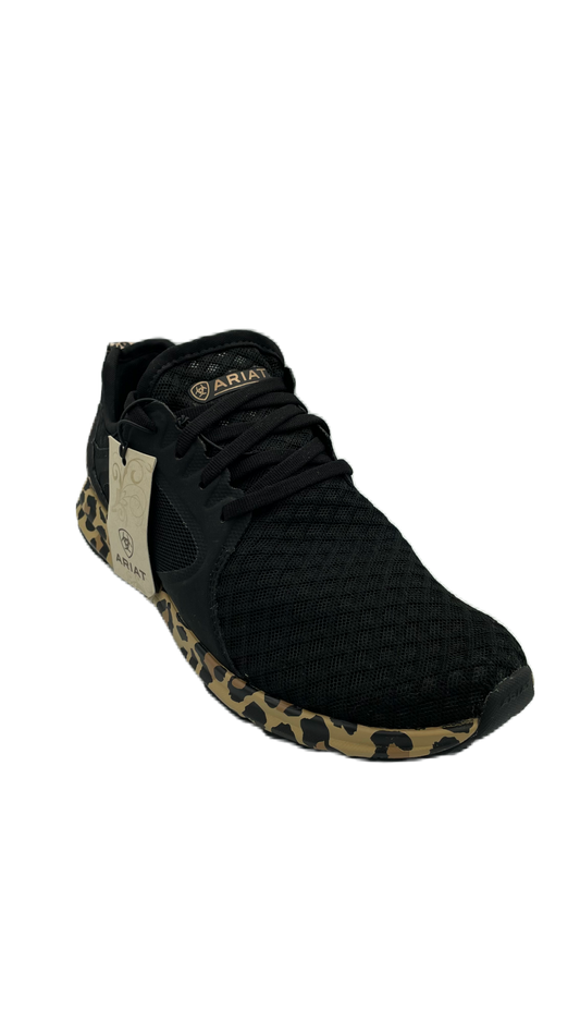 Tenis negro leopardo para dama marca Ariat