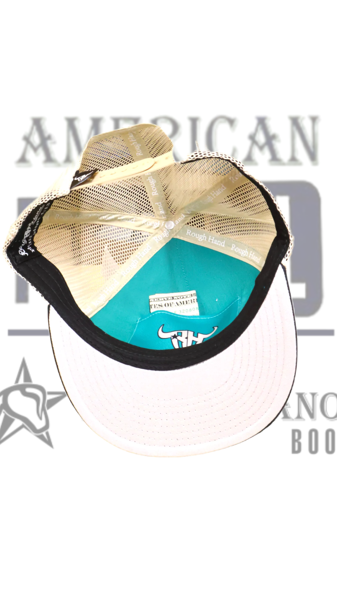 Gorra de camionero clásica de Rough Hand Brand Gris