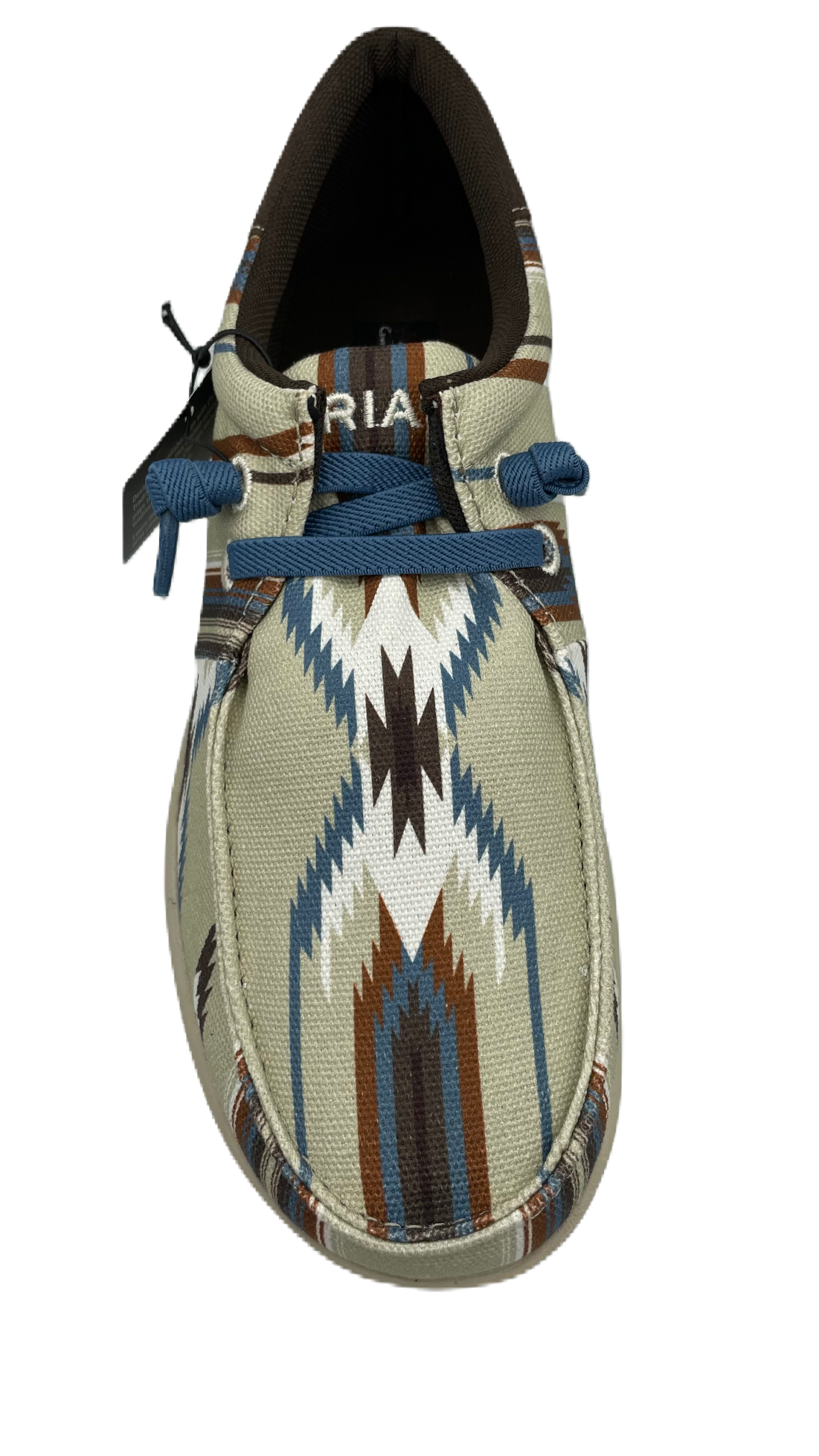 Zapato Ariat chimayo caballero con diseño azteca en colores claro