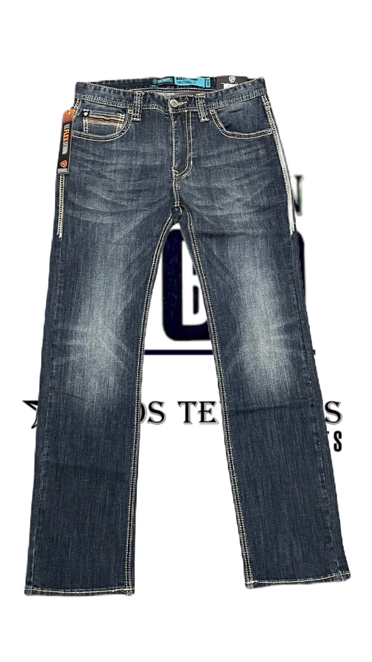 Pantalón Rock and roll denim etiqueta azul deslavado Jason