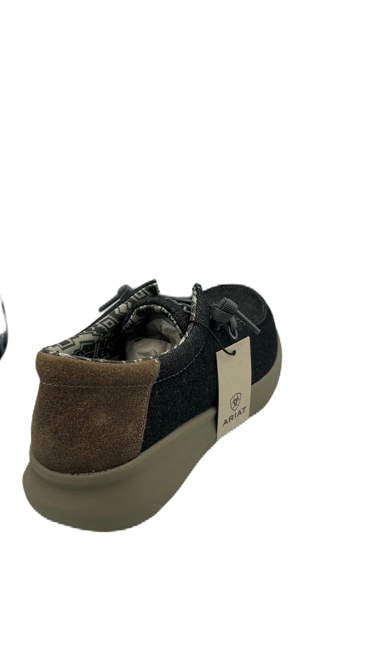 Zapato Ariat caballero tela color mezclilla