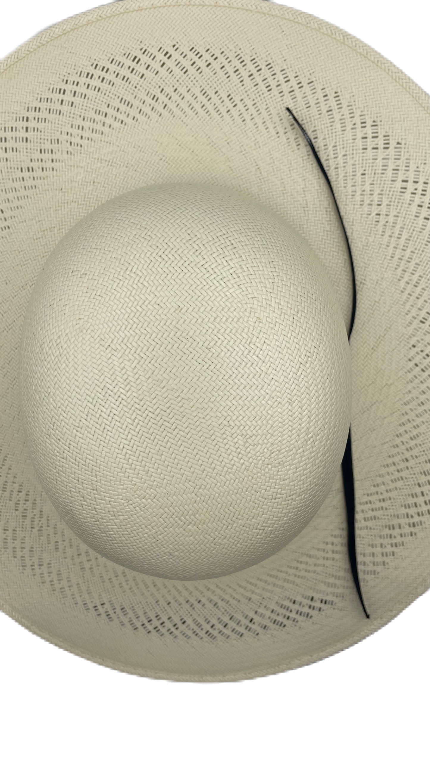 Sombrero open crown papel de arroz Trébol