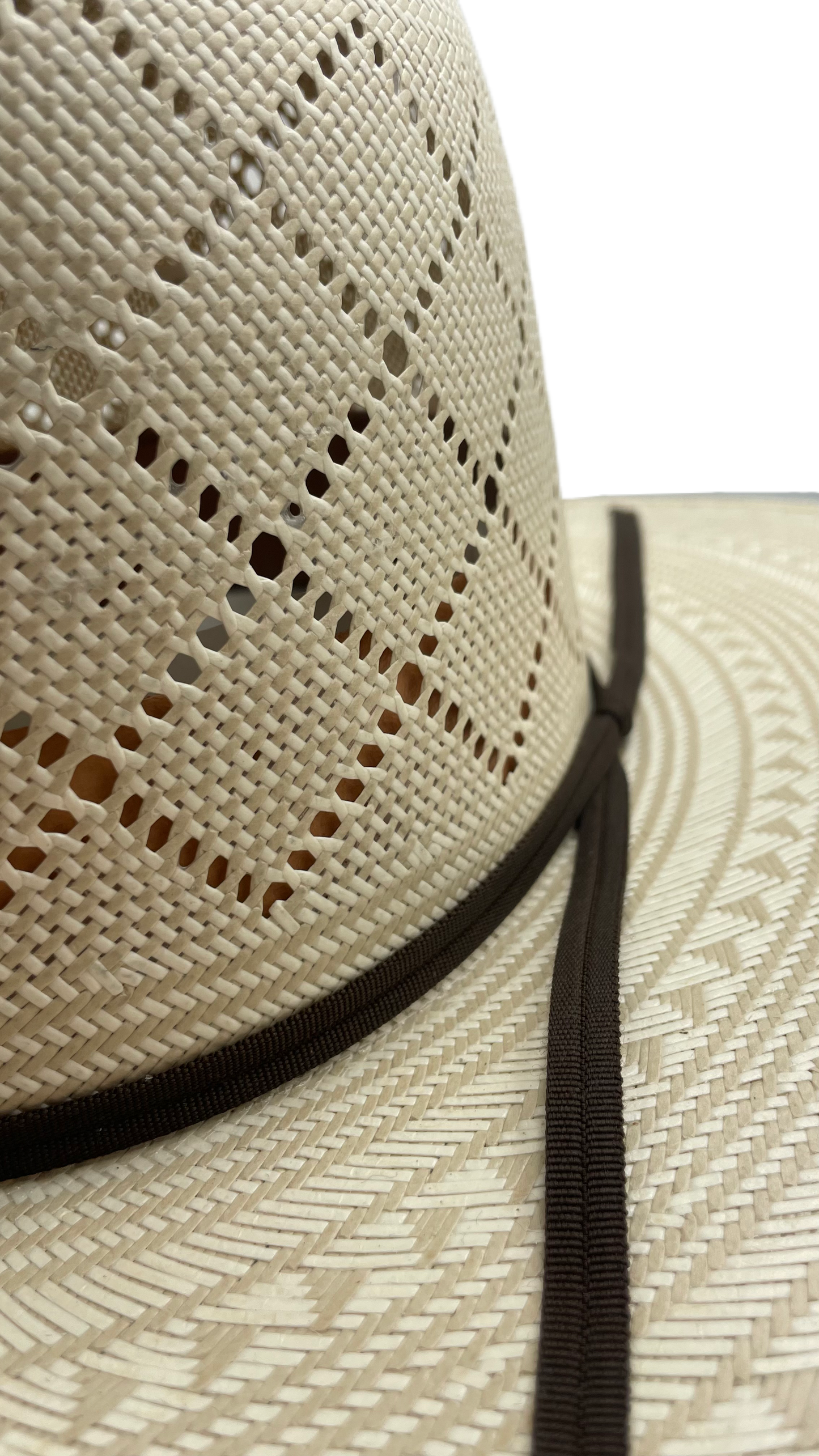 Sombrero open crown papel de arroz triángulo