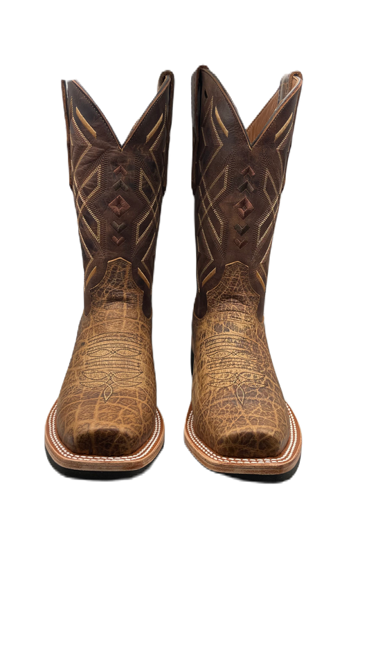 Bota vaquera para hombre piel de bisonte