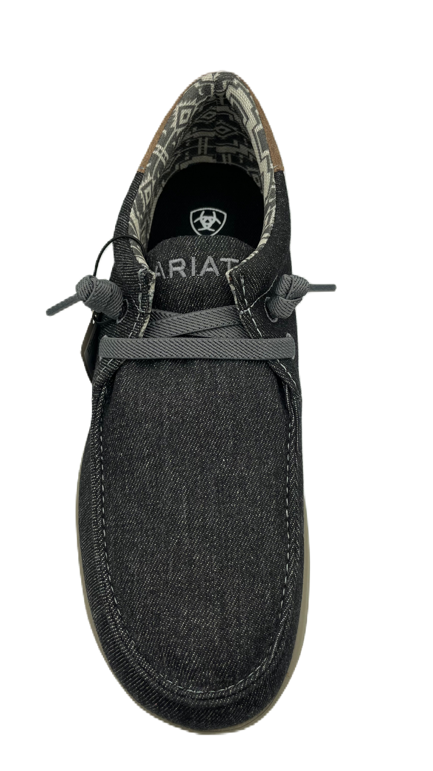 Zapato Ariat caballero tela color mezclilla