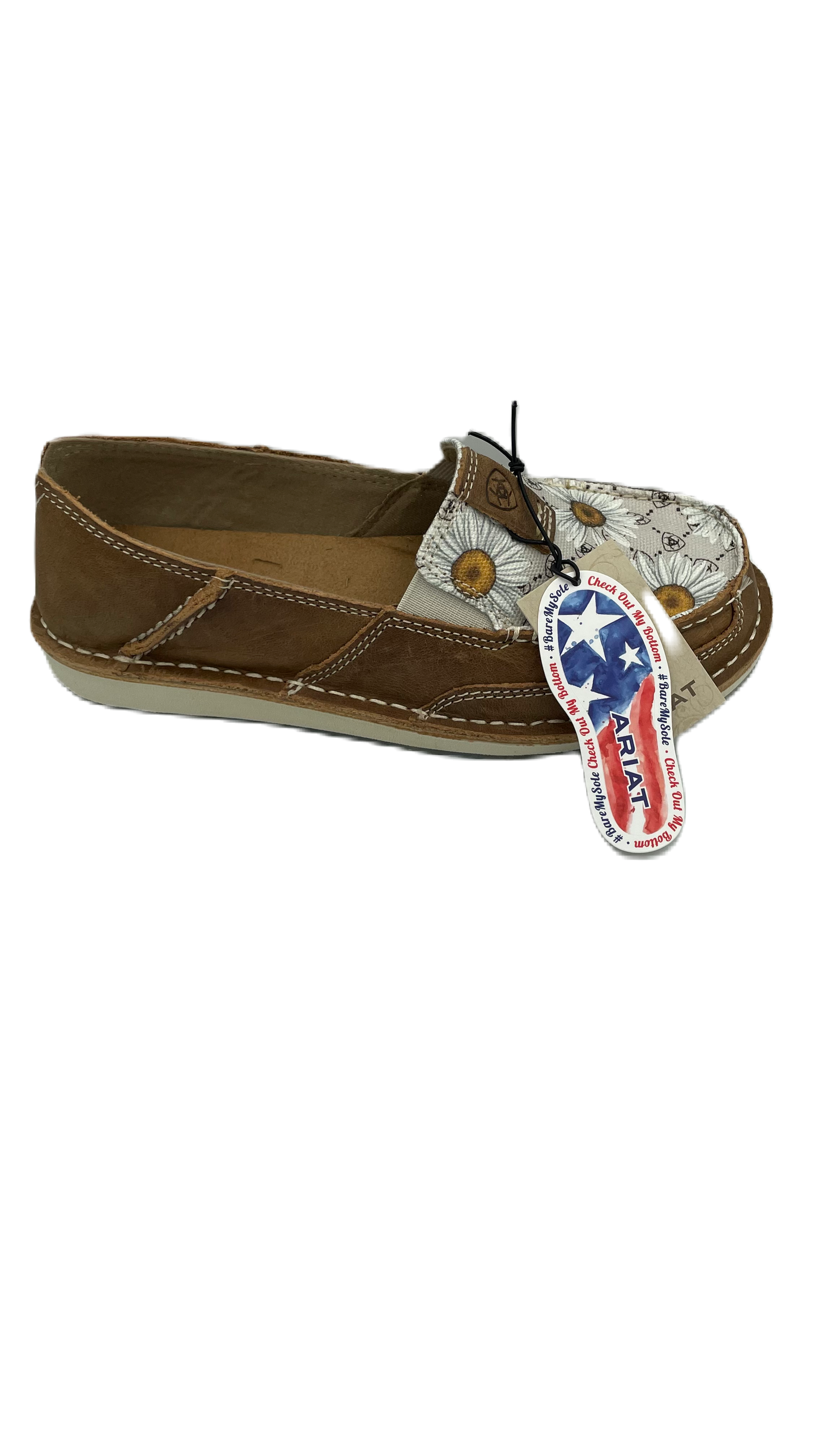 Zapato ariat para dama estampado de flor