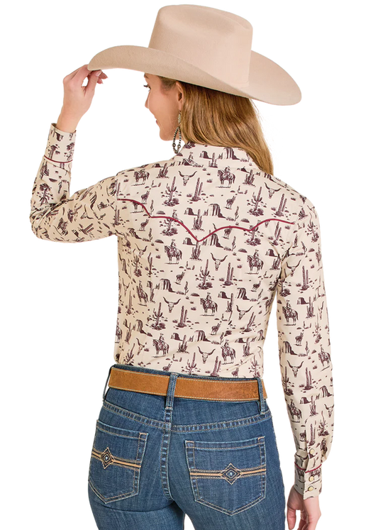 Camisa mujer viejo oeste