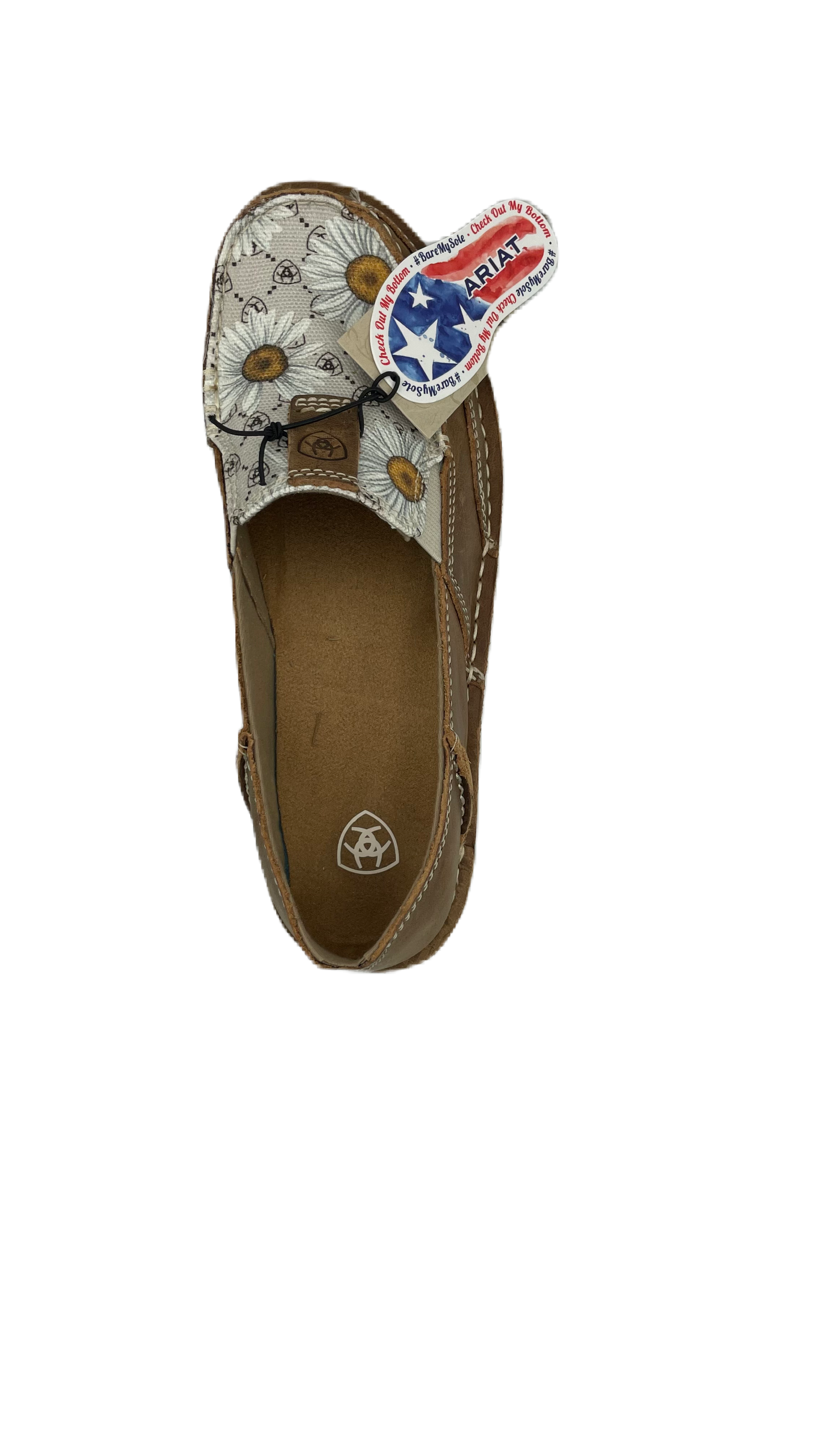 Zapato ariat para dama estampado de flor