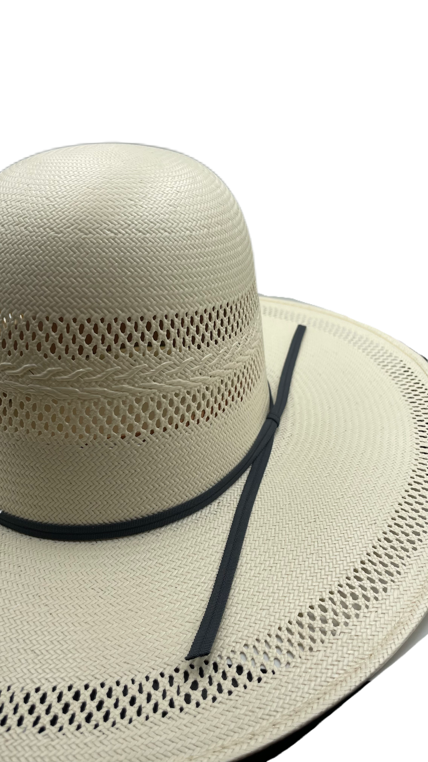 Sombrero open crown papel de arroz doble ronda