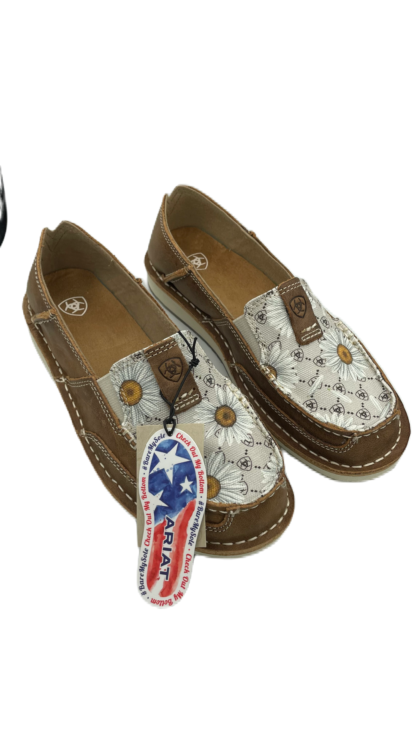 Zapato ariat para dama estampado de flor