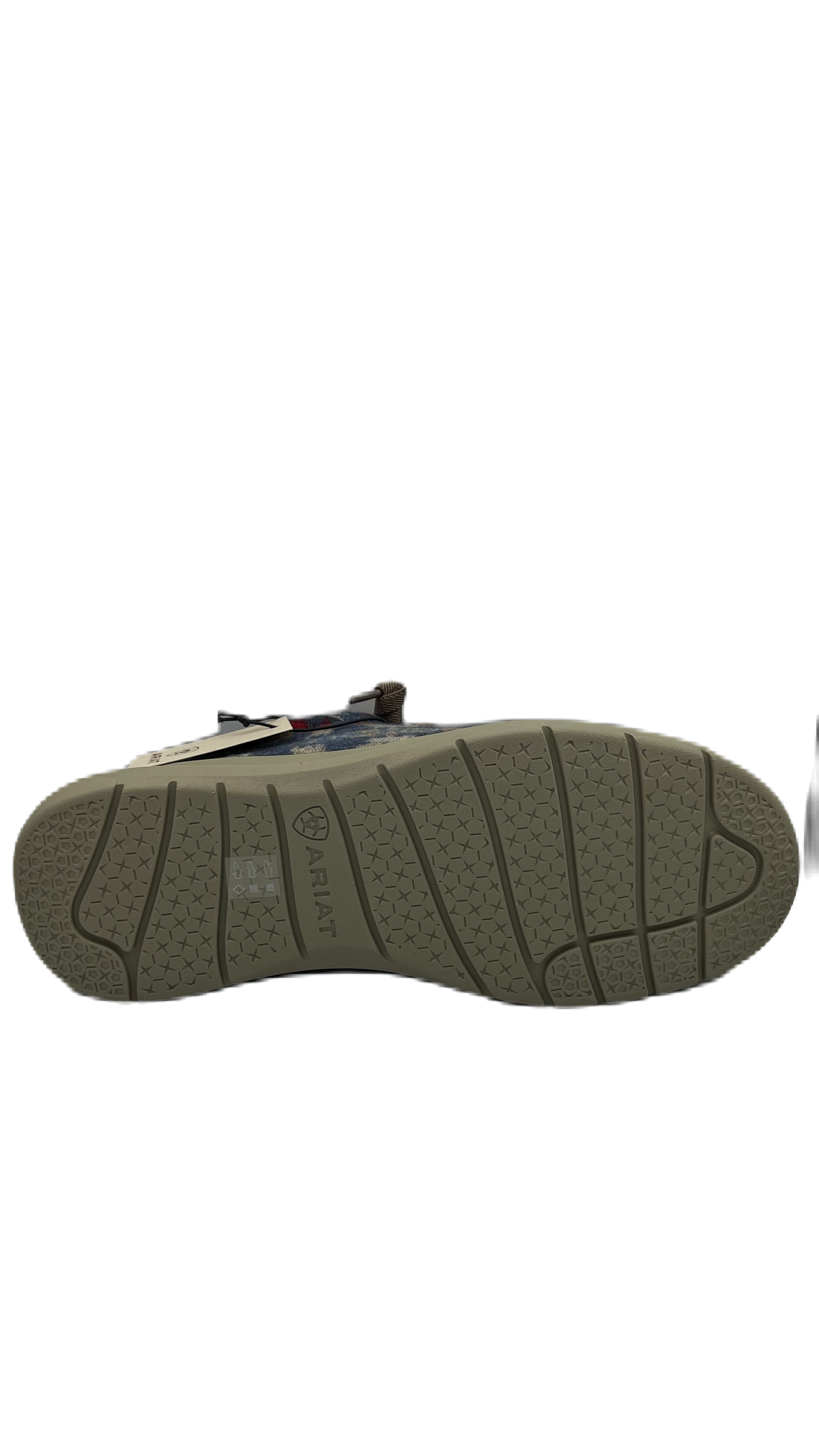 Zapato Ariat caballero con diseño azteca en azul y colores