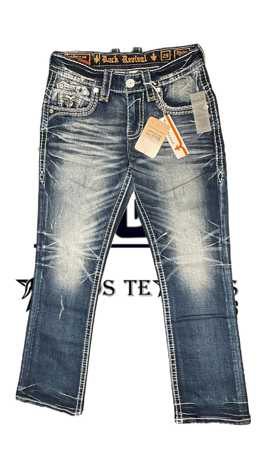 Pantalón rock revival Marius corte recto de bota