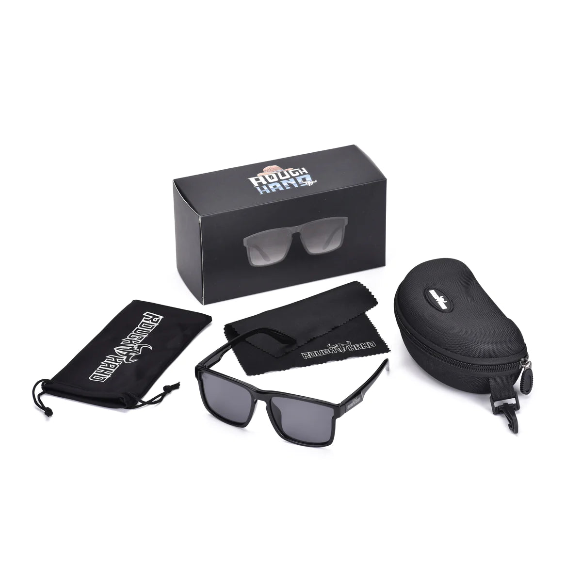 GAFAS DE SOL POLARIZADAS ROUGH HAND BRAND BLACK