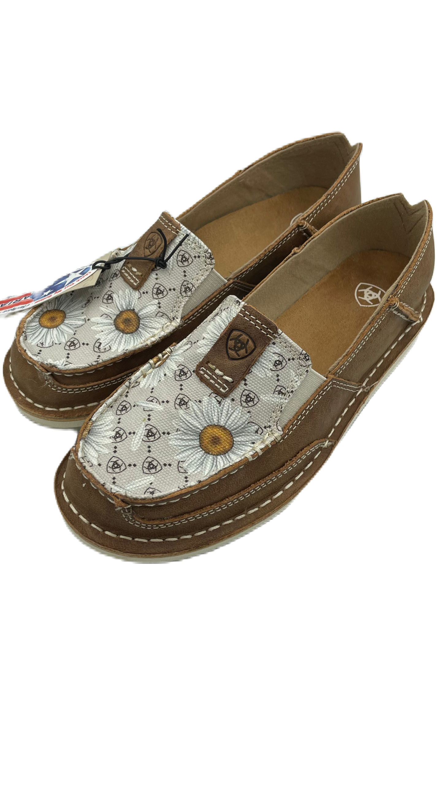 Zapato ariat para dama estampado de flor