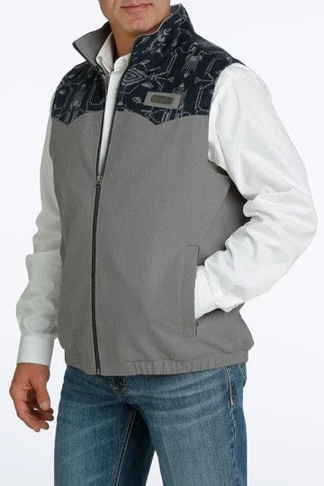 Chaleco de hombre marca cinch doble vista colores vino