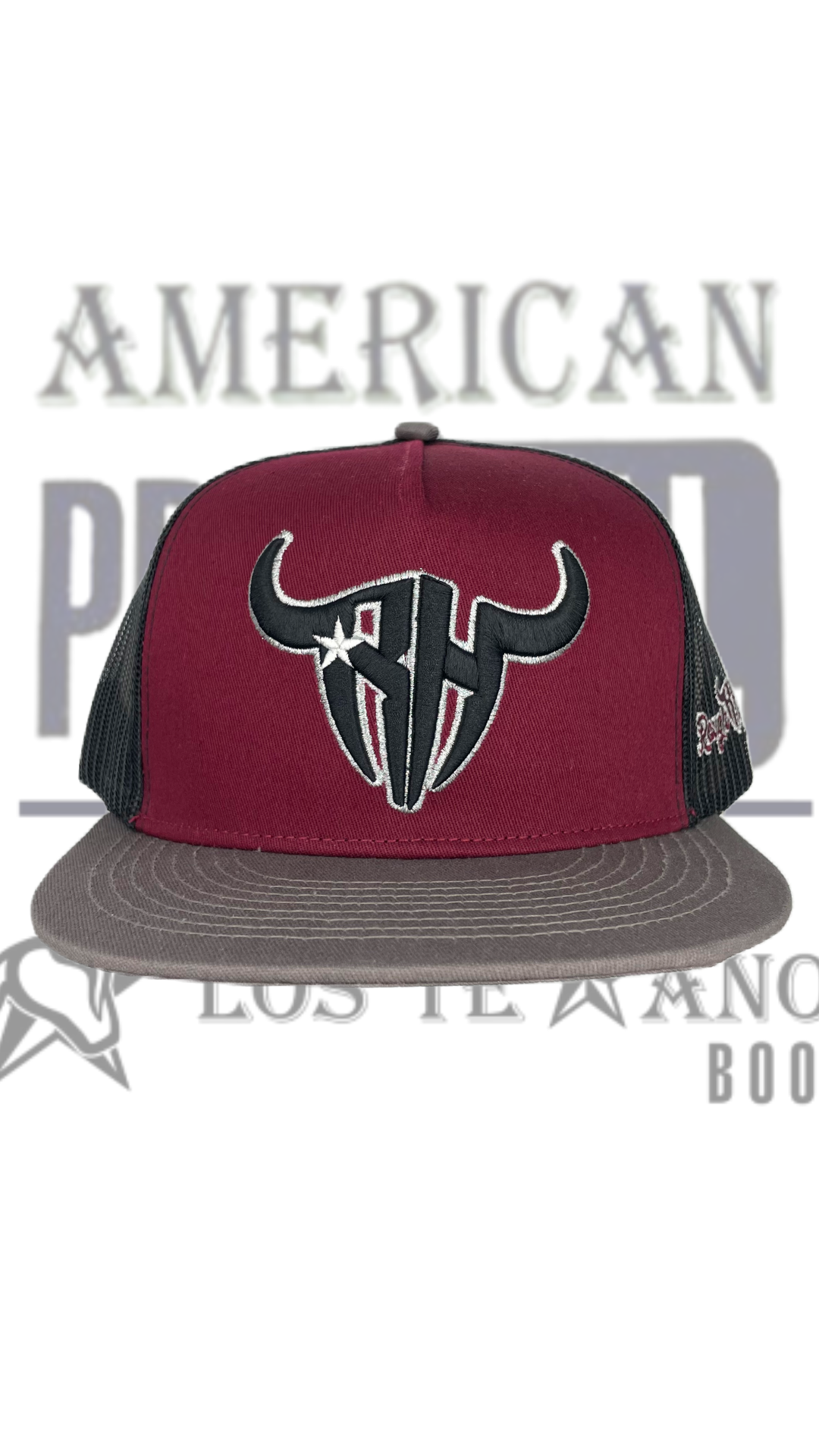 Gorra de camionero clásica de Rough Hand Brand logo