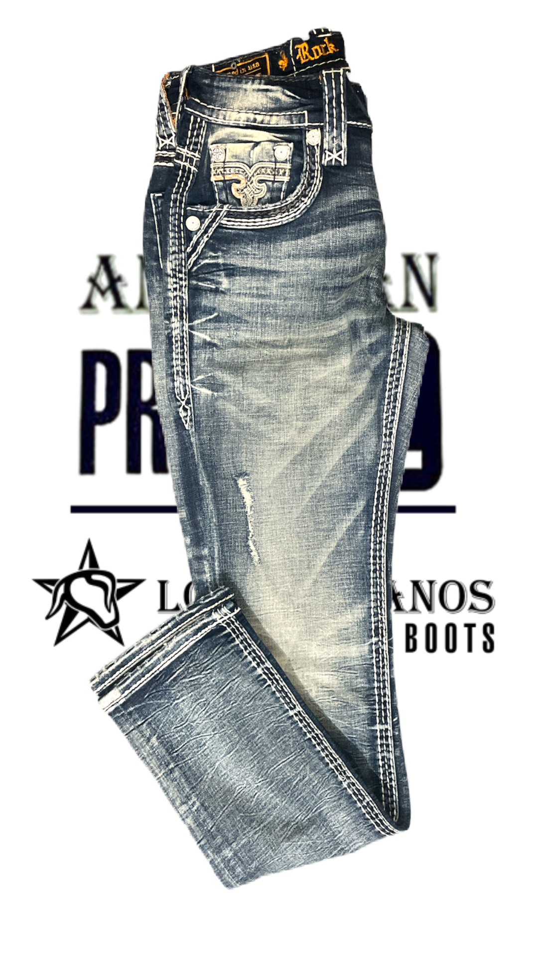 Pantalón rock revival BRYCEN (alt straght)