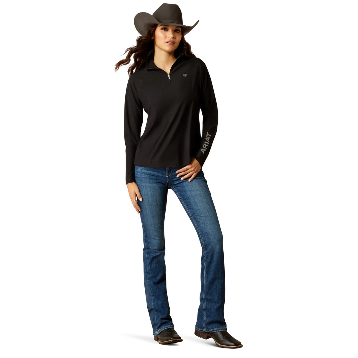JERSEY MUJER LOGO NEGRO (10052116)