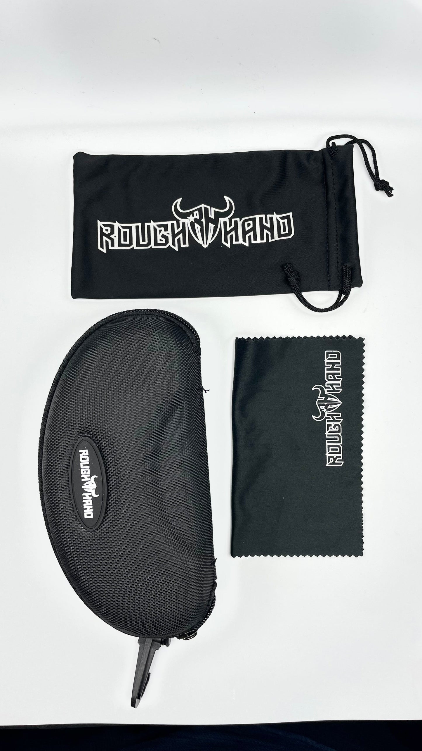 LENTES DE SOL POLARIZADAS ROUGH HAND BRAND BLACK