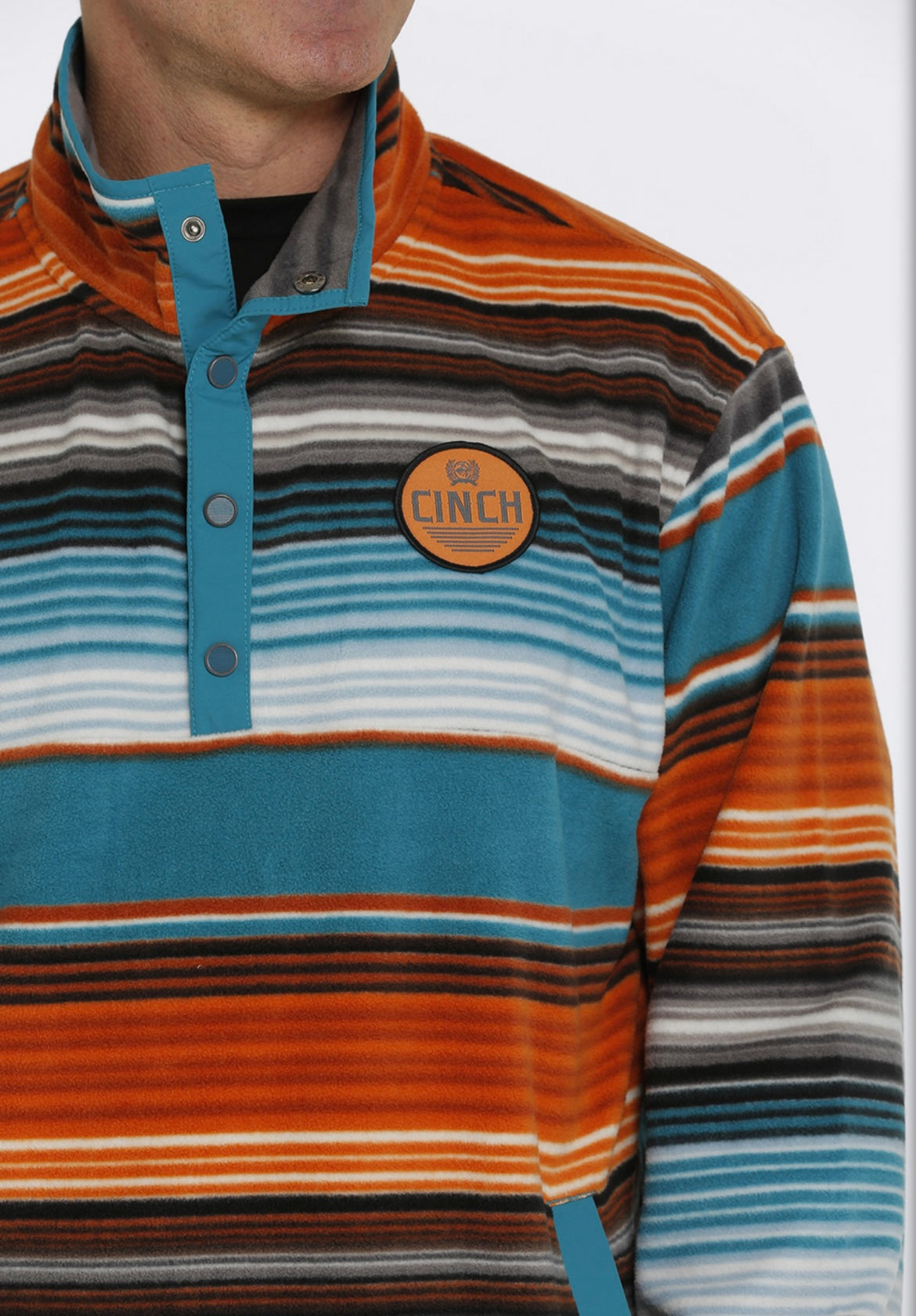 Jersey de forro polar para caballero cinch azul