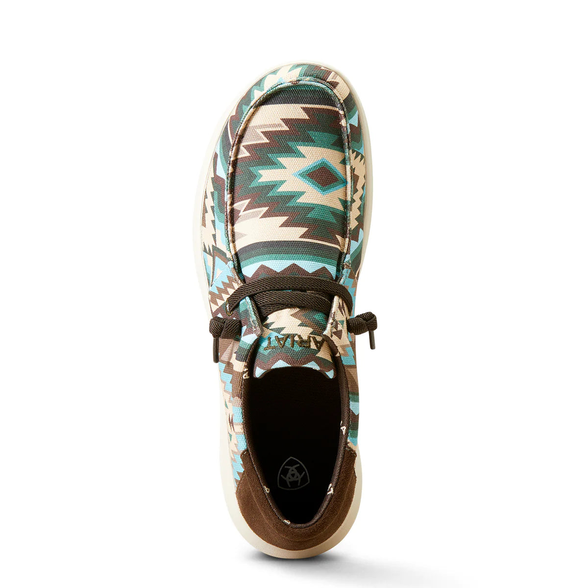 Zapato ariat para caballero de hilo azul