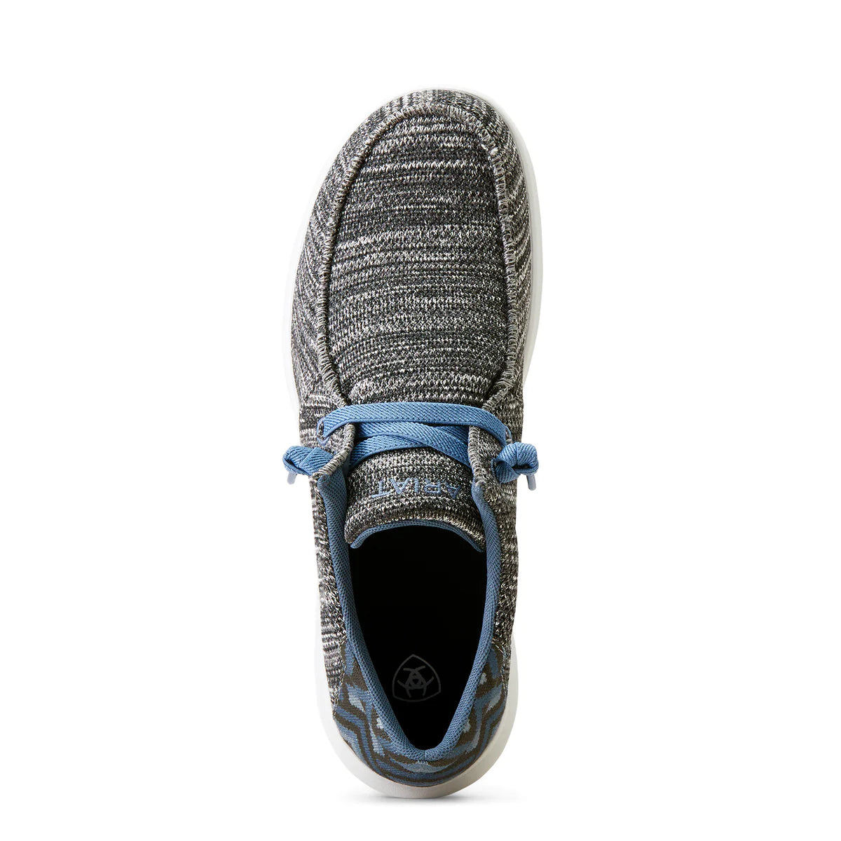 Zapato ariat para caballero de hilo gris