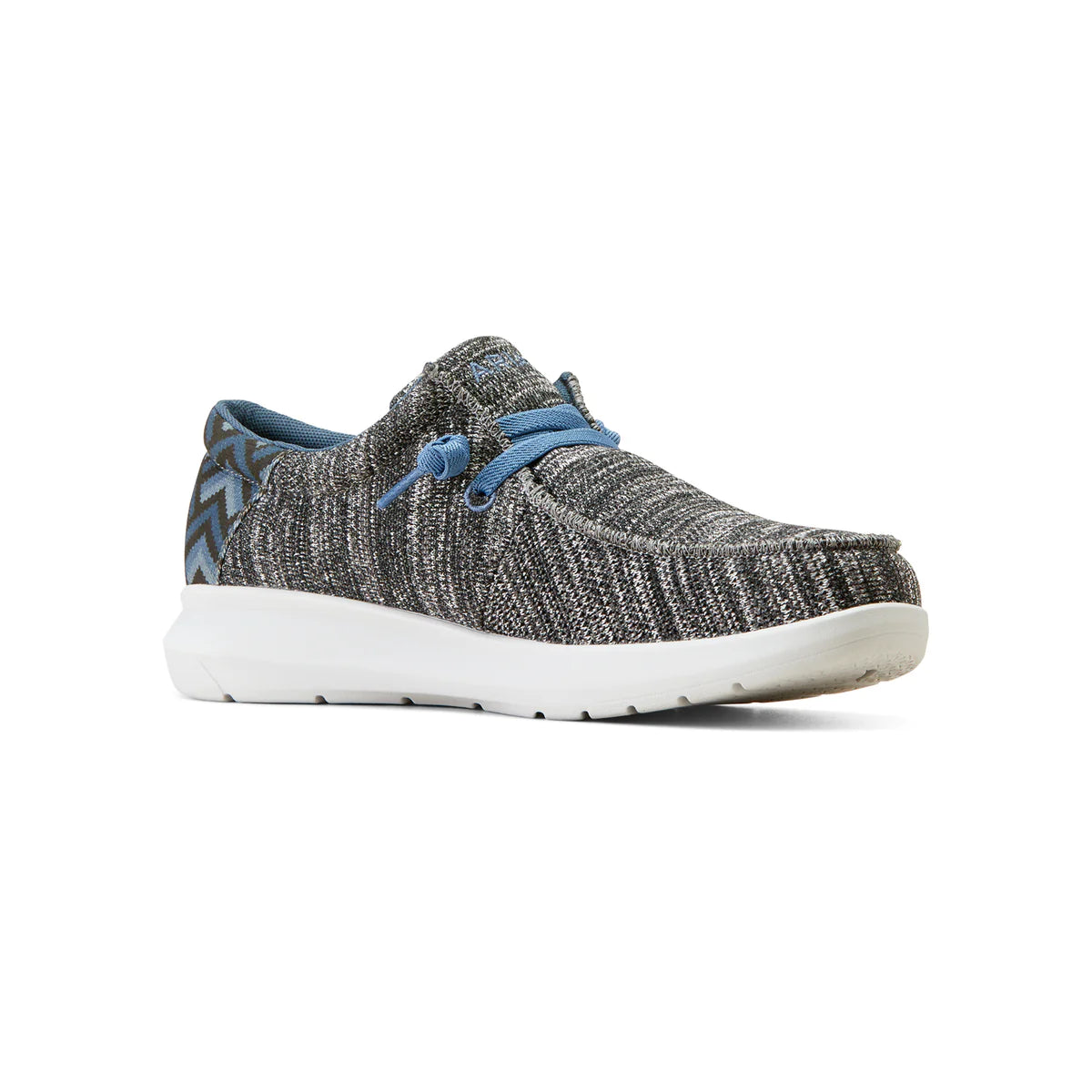 Zapato ariat para caballero de hilo gris