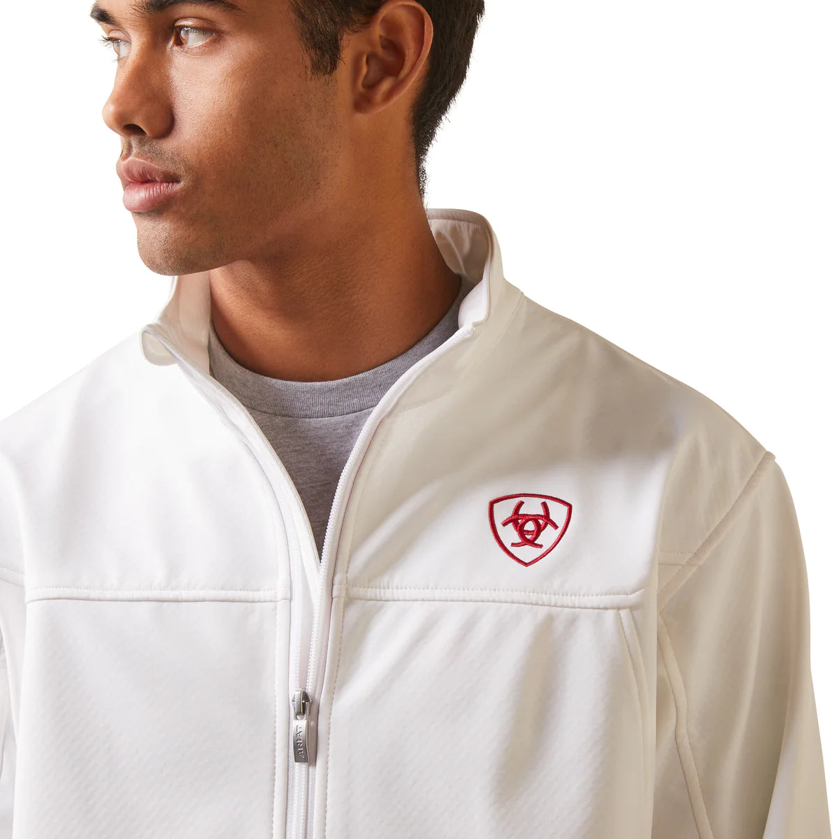 Chamarra Ariat caballero New Team Softshell México Blanco