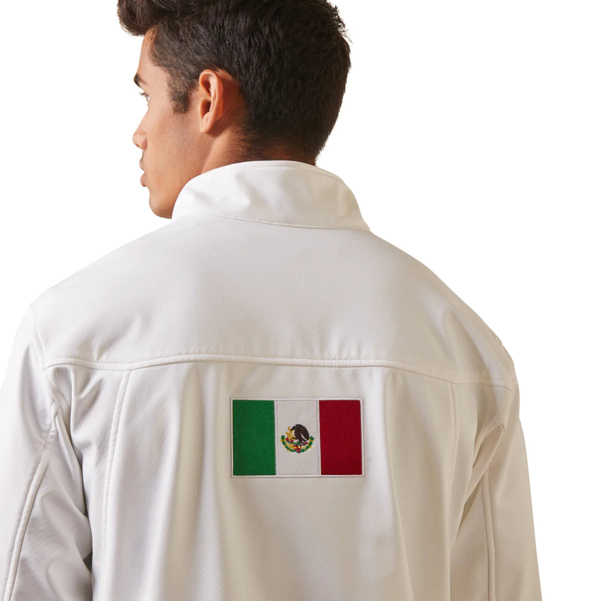 Chamarra Ariat caballero New Team Softshell México Blanco