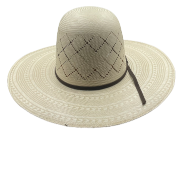 Sombrero open crown papel de arroz triángulo