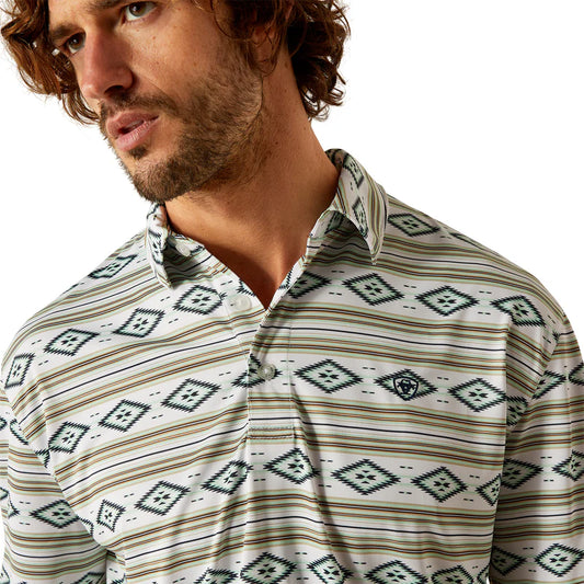CAMISA Polo Ariat All Over Print Serape