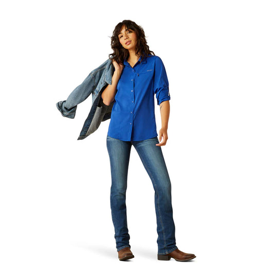Camisa MUJER Ariat VentTEK Stretch Mazarine