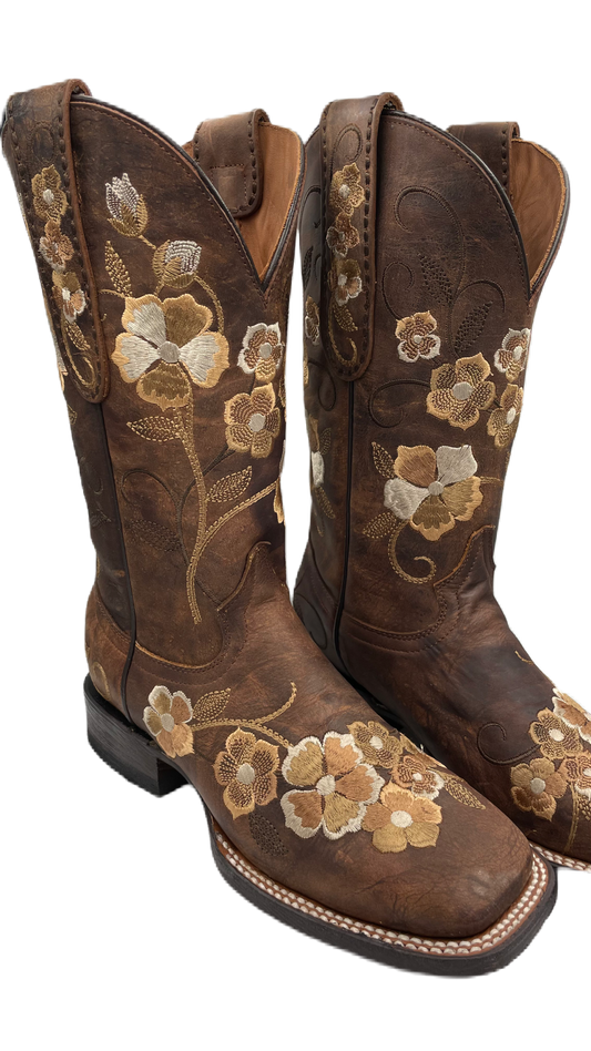 Bota de dama res Aurora crazy taupe