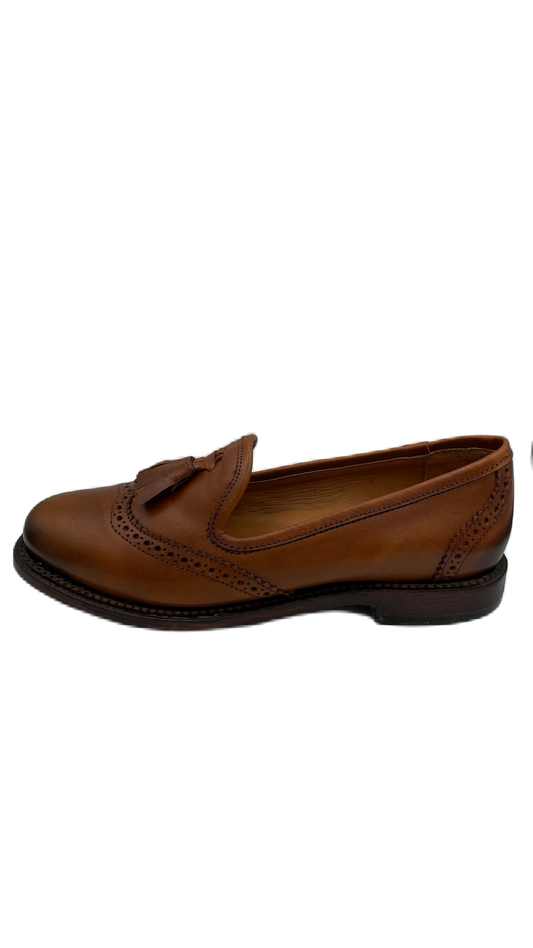Mocasín para dama piel color miel