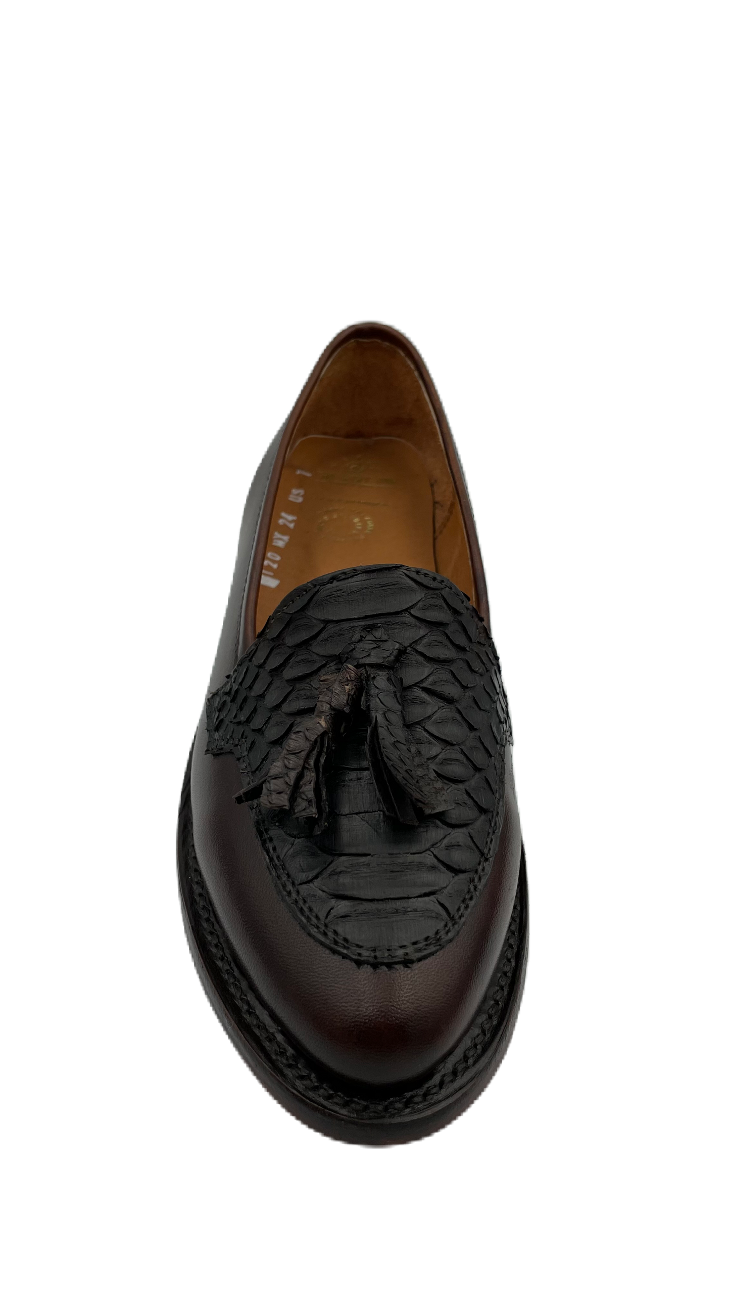 Mocasín para dama piel de pitón y res Tokio