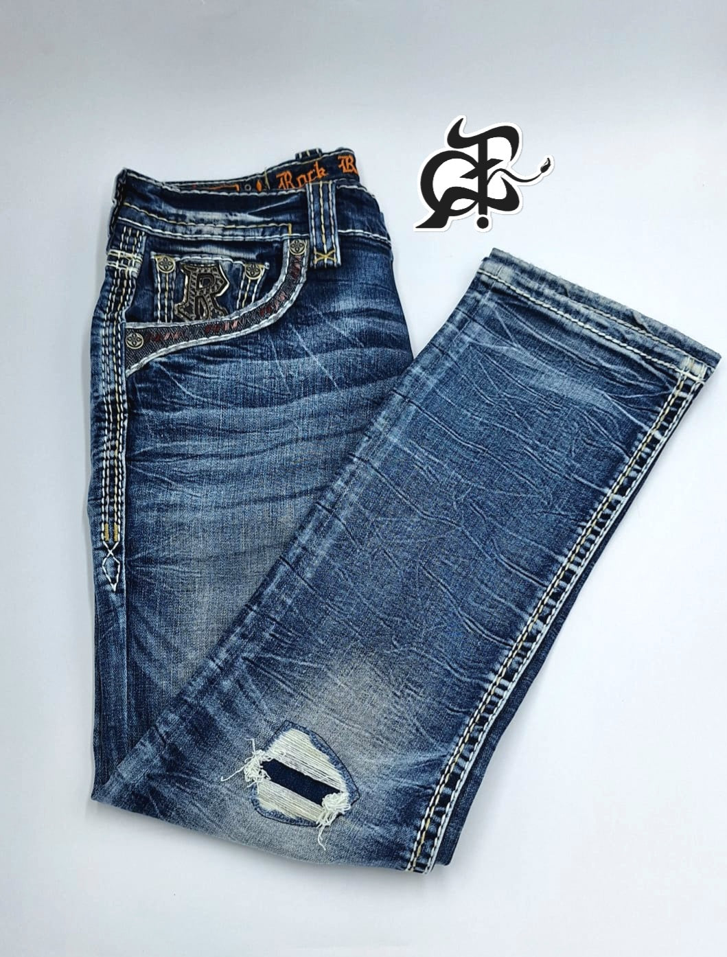 Pantalon BRAVE STRAIGHT rock revival (edicion especial)