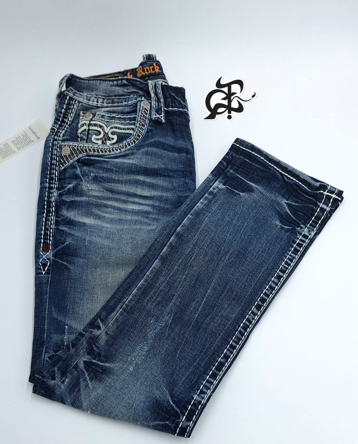 Pantalon KELSEY STRAIGHT rock revival