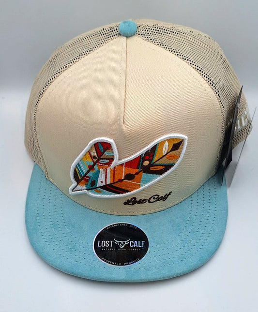 Gorra (LOST CALF)pluma colores