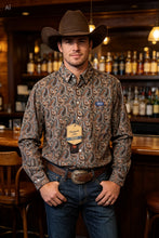 Cargar imagen en el visor de la galería, Camisa esp cafe