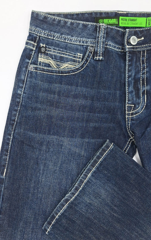 Pant.ROCKANDROLL(BM1PD04251)PISTOL STRAIGHT