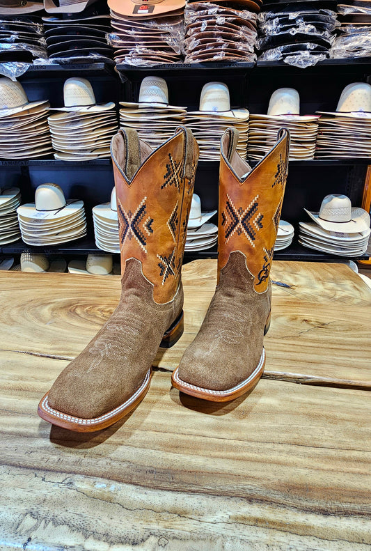 Bota piel nobuck arena THR219