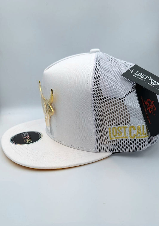 Gorra LOST CALF ( EDICION ESPECIAL) bull oro metal