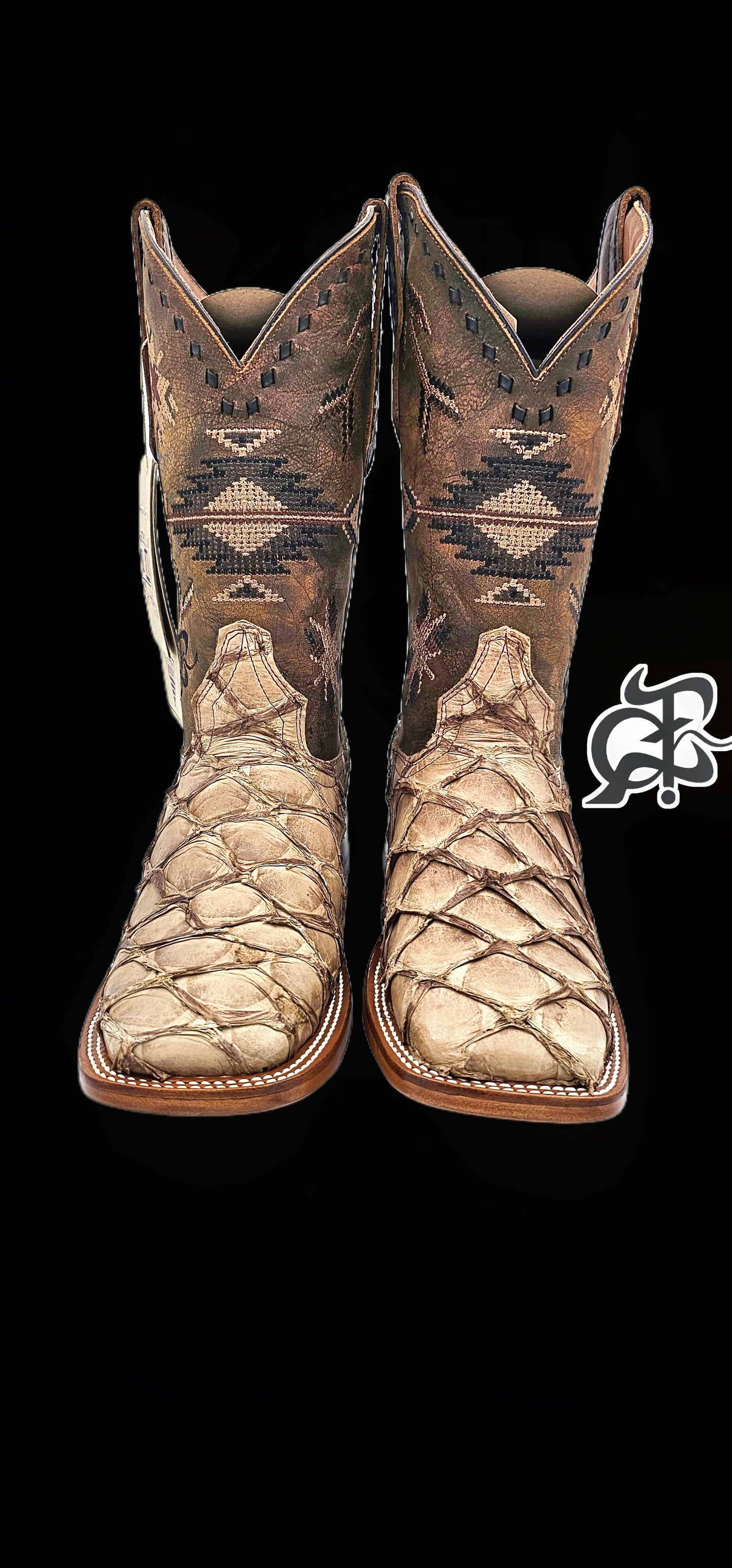 Bota pescado pirarucu antiq matt( PRO5252)