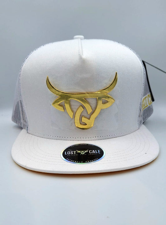 Gorra LOST CALF ( EDICION ESPECIAL) bull oro metal