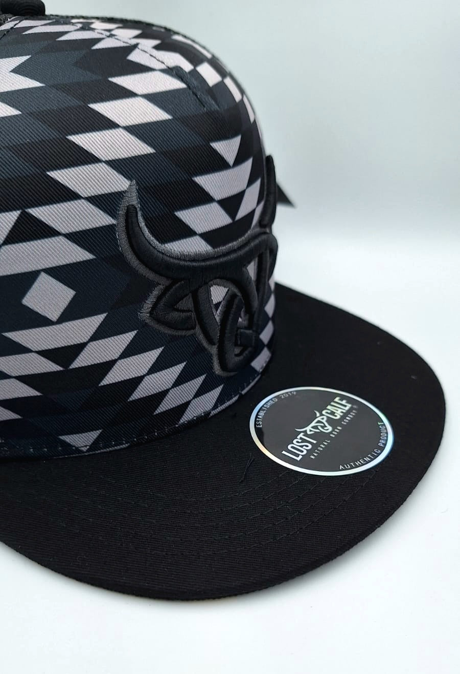 Gorra (LOST CALF) retro neg,gris